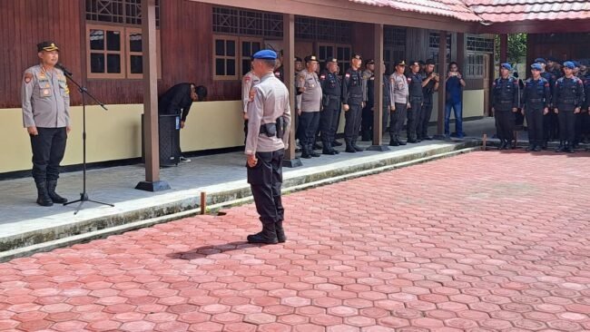 Jelang Pelaksanaan Pilkada 2024, Kasatgasopswil Papua Tengah Lakukan Pengecekan Personel