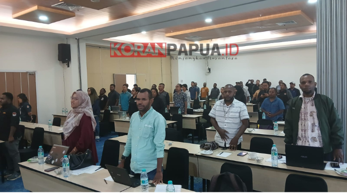 KPU Mimika Rakor Tanggapan Masyarakat dan Rekapitulasi DPSHP Tingkat Kampung, Kelurahan dan Distrik