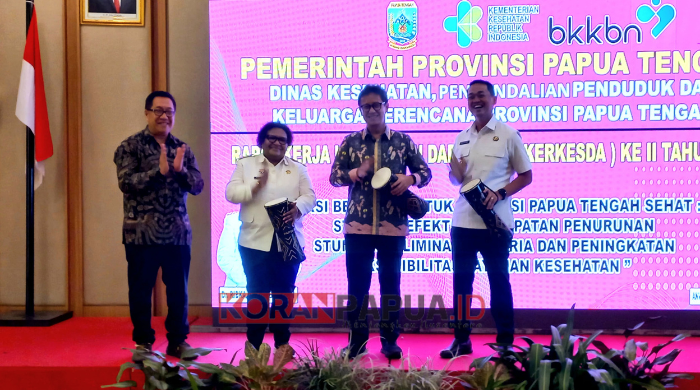 Hadiri Rakerkesda II Papua Tengah, Menkes RI: Idealnya Prioritas Bidang Kesehatan Menjaga Masyarakat Tidak Sakit