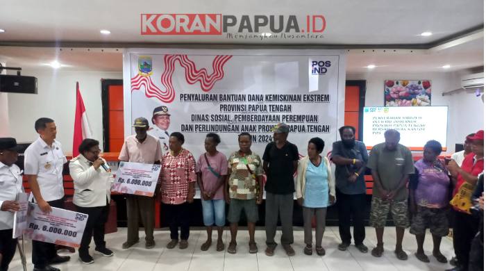 1.000 Warga Mimika Terima Dana Kemiskinan Ekstrem Rp6 Juta yang Disalurkan Pemprov Papua Tengah