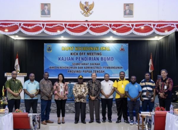 Tingkatkan Pendapatan Daerah, Pemprov Papua Tengah Seriusi Rencana Pendirian BUMD