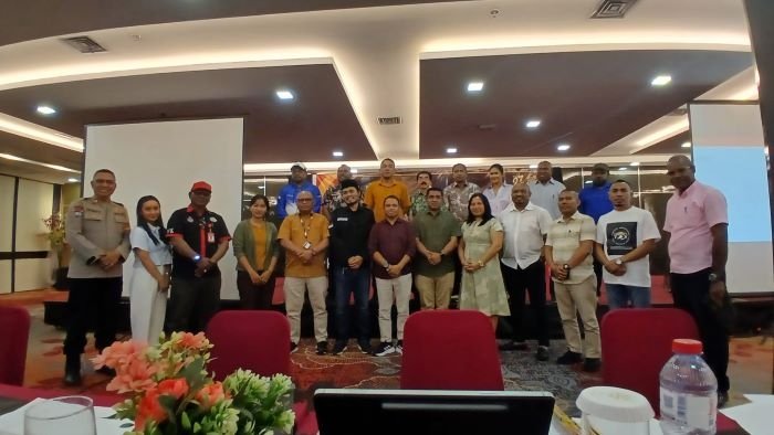 Gallery Foto KPU Mimika Gelar Rakor Finalisasi Jadwal dan Penetapan Dana Kampanye