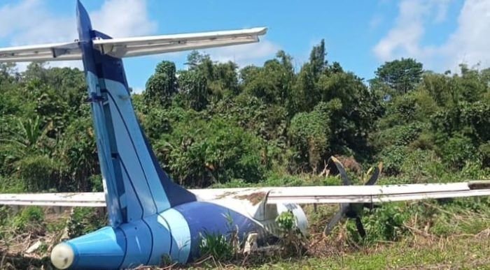 Semua Penumpang Pesawat yang Tergelincir di Bandara Kamanap Yapen Dinyatakan Selamat