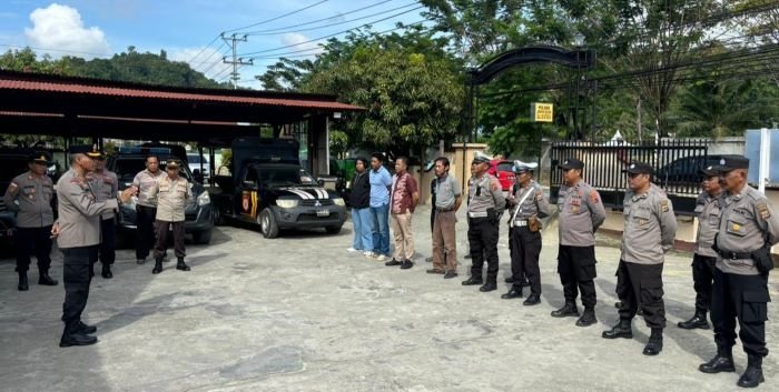 Sidak di Polsek Jayapura Selatan, Wakapolresta Ingatkan Anggotanya Hindari Pelanggaran