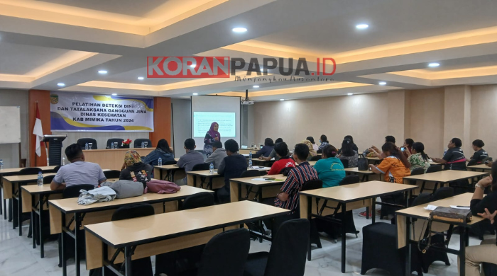 Puluhan Perawat dan Dokter di Mimika Diberi Pelatihan Deteksi Dini Orang Dengan Gangguan Jiwa