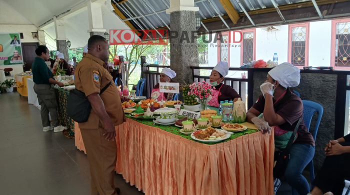 PKK Enam Distrik Ikut Lomba Cipta Menu Pangan Lokal, Peserta yang Juara akan Demo Masakan di Hari Pangan Sedunia