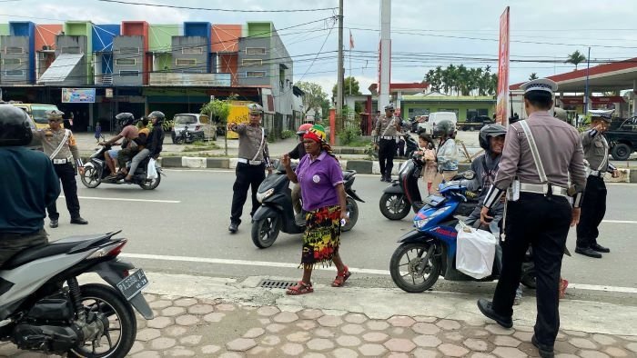 Hari Ketiga Operasi Zebra Cartenz 2024, Ratusan Kendaraan Terjaring Razia, Kebanyakan Tidak Memakai Helm