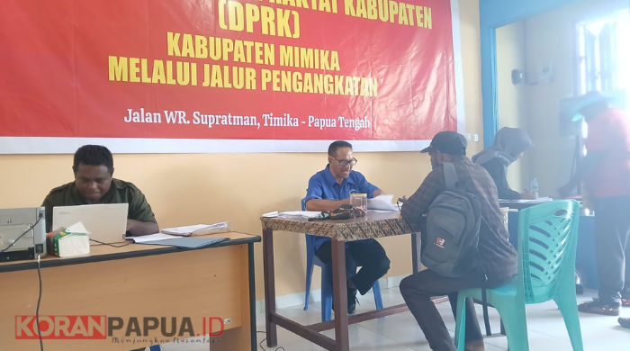 Masyarakat Amungme dan Kamoro Antusias Ikut Seleksi DPRK Mimika, Dua Hari Dibuka Pendaftaran Sudah 70 Lebih yang Ambil Formulir