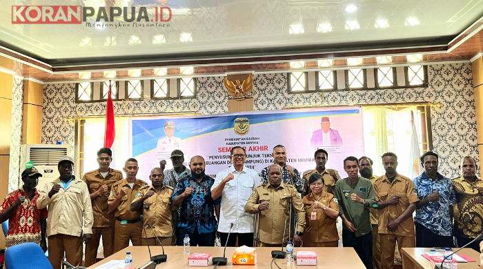Di Hadapan Puluhan Kepala Kampung, Pj Sekda Mimika Ingatkan Tidak tepat Kelola Dana Kampung Berhadapan dengan Hukum