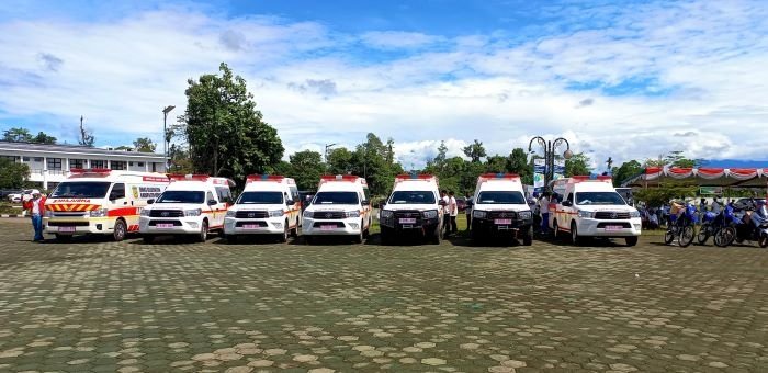 HKN ke-60 Tahun 2024, Dinkes Mimika Serahkan 10 Unit Kendaraan Operasional ke Sejumlah Puskesmas