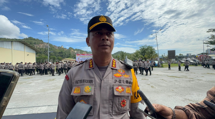 Polres Jayapura Lakukan Pengamanan di 575 TPS, Kapolresta: Mereka Garda Terdepan