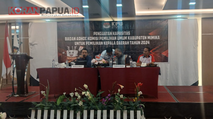 Dari Penguatan Kapasitas Badan Adhoc KPU di Pilkada Mimika, PPS Dipesan Bekerja Jujur dan Jangan Curang, Ketahuan Diproses Hukum