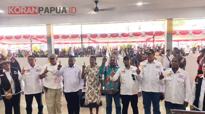 Perkuat Tim Pemenangan Daerah, Paslon JWW-AA Lakukan Konsolidasi di Timika