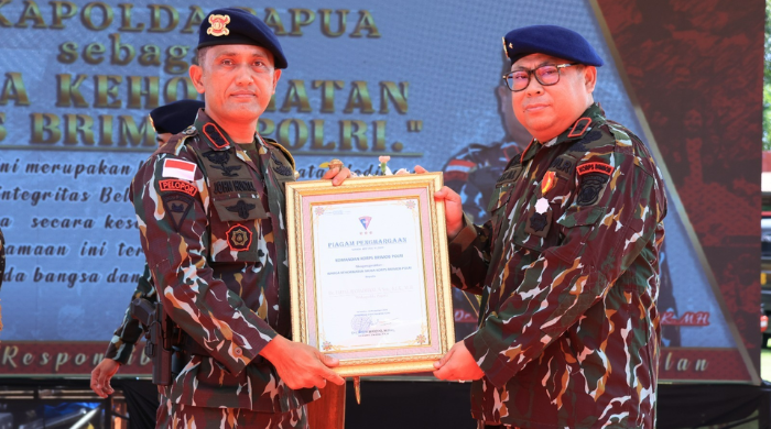 Brigjen Pol. Dr. Faizal Ramadhani Dianugerahi Warga Kehormatan Muda Korps Brimob Polri