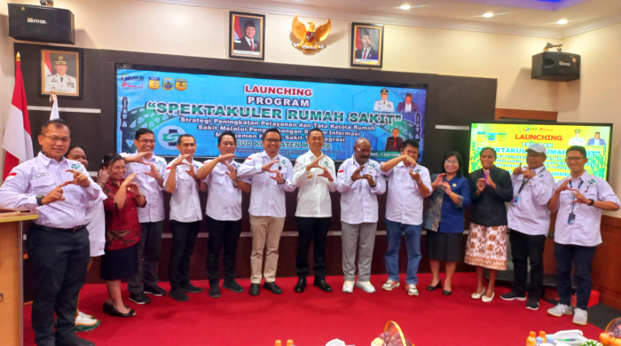 Gallery Foto Pj Bupati Valentinus Launching Program Spektakuler RSUD Mimika