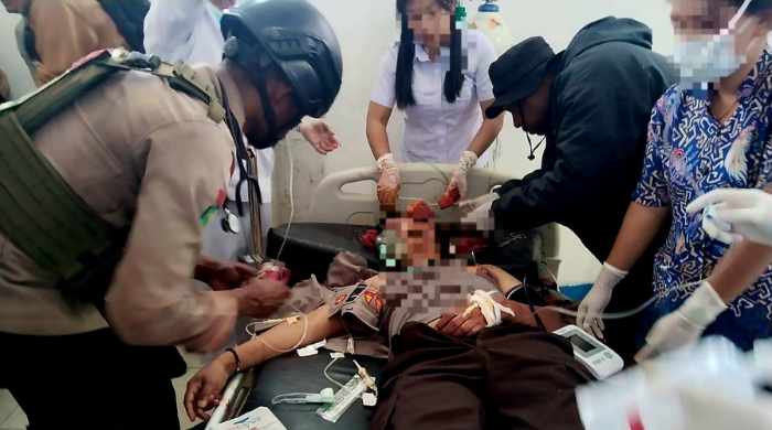 OTK Bacok Dua Anggota Polisi dan Tembak Satu Warga Sipil di Lanny Jaya