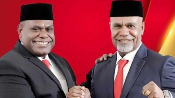 KPU Akhirnya Tetapkan Pasangan Meki Nawipa-Deinas Geley Pemenang Pilgub Papua Tengah 2024