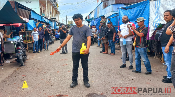 Polisi Olah TKP Kasus Penikaman di Belakang Hotel Serayu, Pelaku Reka 14 Adegan
