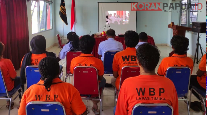 96 WBP Lapas Kelas II B Timika Terima Remisi Natal, Satu Orang Langsung Bebas