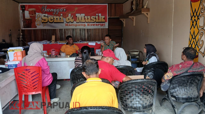 Balai Pelatihan Kemendes Jayapura Berikan Pendampingan Tata Pengelolaan Pemerintahan Kampung di Nawaripi