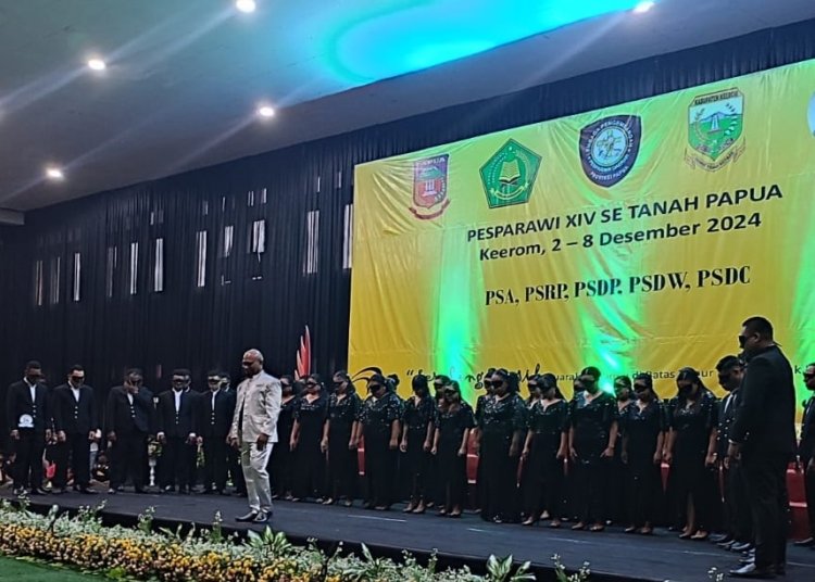 Lomba Pesparawi XIV se-Tanah Papua, Mimika Raih Medal Gold Champion  untuk Tiga Kategori Mata Lomba