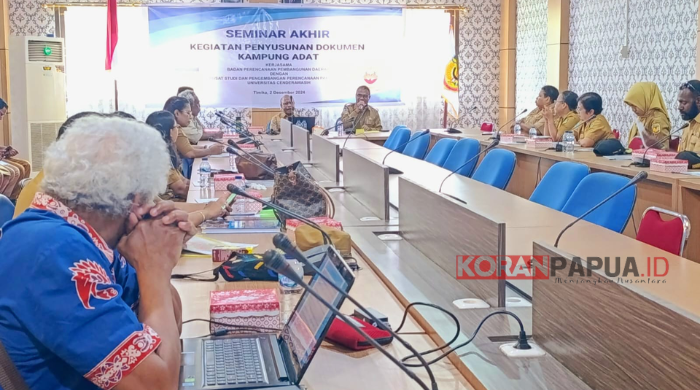 Bappeda Mimika Seminar Akhir Penyusunan Dokumen Kampung Adat, Agustinus: Tahun Depan Didorong Menjadi Perda