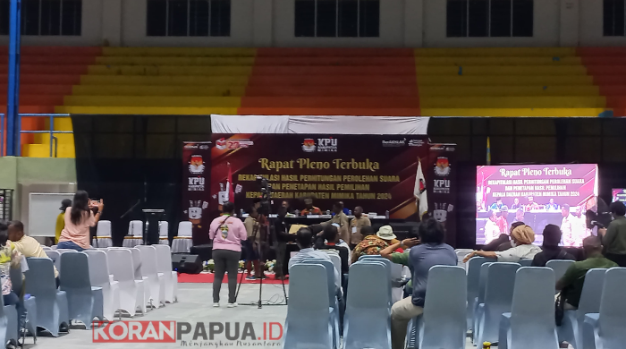 Pleno Rekapitulasi Pilkada Mimika, MP3 Raih 5.545 Suara di Distrik Kwamki Narama