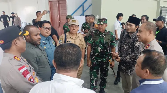 Kapolda Papua Tengah Hadir di Rapat Pleno Terbuka Rekapitulasi Pilkada Mimika