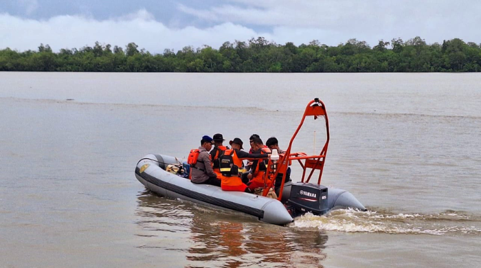Speed Boat Terbalik di Asmat, Satu Orang Hilang, Tim SAR Gabungan Masih Lakukan Pencarian
