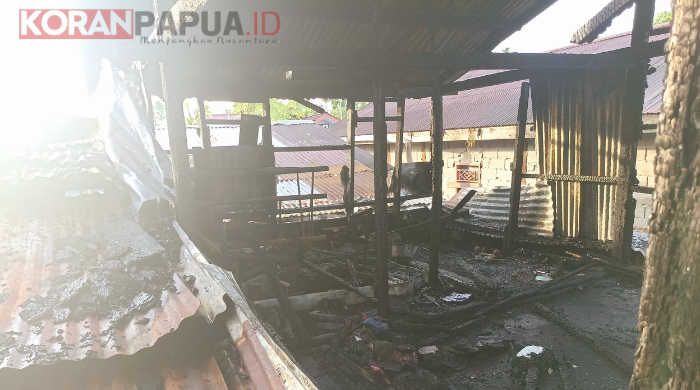 Kebakaran Kembali Terjadi di Timika, Enam Kamar Kontrakan Ludes Dilalap Api