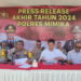 Kapolres Mimika Sebut Gangguan Kamtibmas di Tahun 2024 Mencapai 982 Kasus