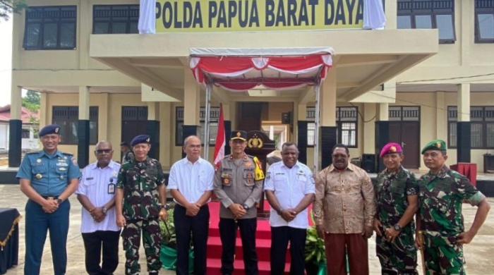 Polda Papua Barat Daya Miliki Kantor Sementara, Pemprov Siapkan Lahan 50 Hektar untuk Pembangunan Gedung Baru