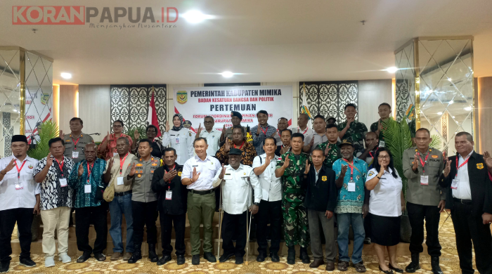 Pemkab Mimika Bertemu Sejumlah Instansi Bahas Kamtibmas Jelang Putusan MK, Pj Sekda: Apapun Keputusan Harus Diterima Masyarakat