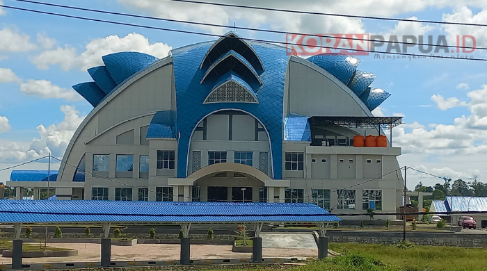 Gunakan Dana Hibah Pemda Mimika Rp75 Miliar, Gedung GKI Klasis Mimika Megah Berdiri
