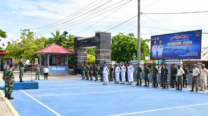 Peringati HUT Ke-79 POMAL, Danlanal Timika Ingatkan Anggotanya Disiplin dan Profesional