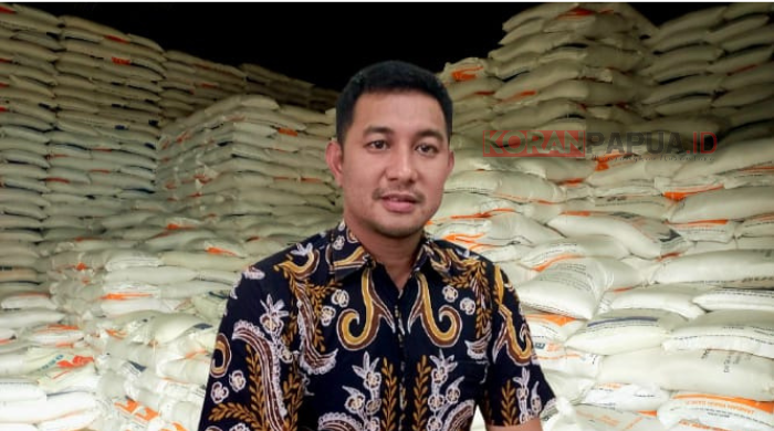 Persediaan Beras di Bulog Timika Aman Hingga Enam Bulan Kedepan