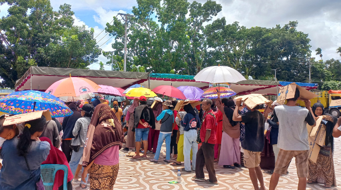 Tekan Inflasi Jelang Ramadhan, DKP Mimika Adakan Pasar Murah Perdana Tahun 2025