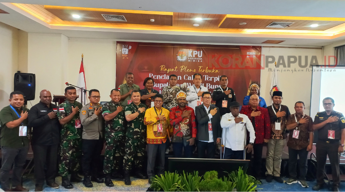 KPU Tetapkan Johannes Rettob dan Emanuel Kemong Jadi Bupati Wakil Bupati Mimika Periode 2025-2030, Yonathan: Amanah Besar yang Perlu Diemban