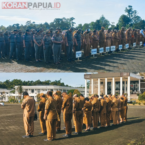 Masih Ada Pegawai Pemkab Mimika Masuk Kantor Pukul 10.00 WIT, Pj Bupati: Harus Sadar Diri