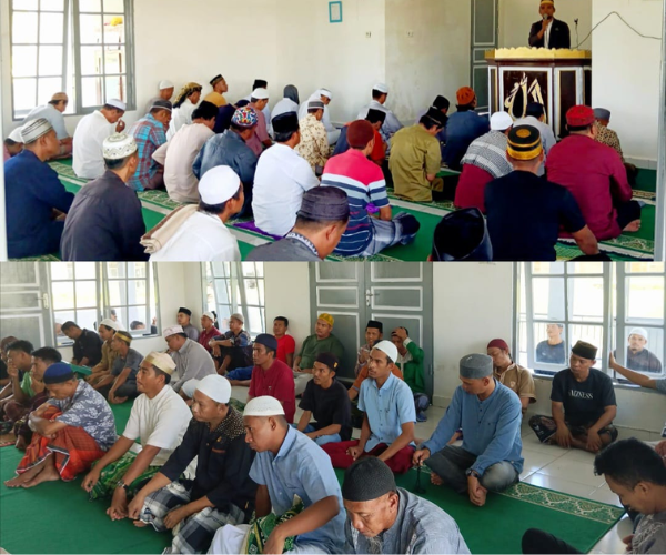Sholat Jumat Perdana di Bulan Ramadhan, Warga Binaan Lapas Timika Diminta Selalu Bersyukur
