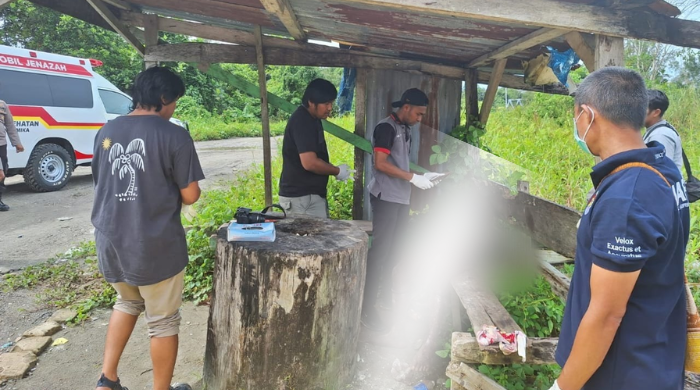 Teranus Dwitau Ditemukan Tidak Bernyawa di Pos Masuk Area Galian C Iwaka, Warga Palang Jalan