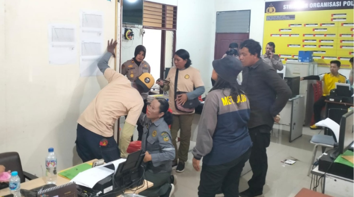 Rekrutmen Anggota Polri 2025, Polres Mimika Gandeng Disperindag Tera dan Kalibrasi Alat Ukur Tinggi Badan