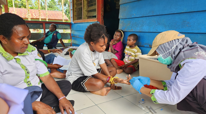 2.745 Warga Mimika Diambil Sampel Darah, Satu Warga Pesisir Positif Kaki Gajah