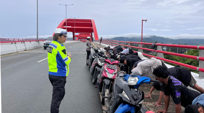 Hunting di Jembatan Merah, Polisi Berhasil Jaring 32 Remaja