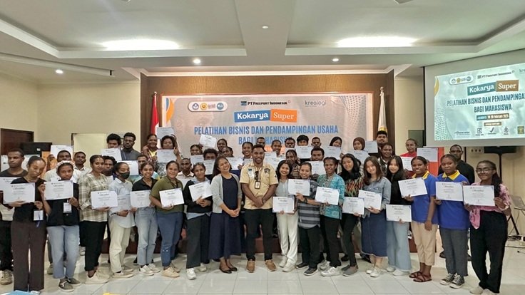 Freeport Gandeng UNCEN Beri Pelatihan Bisnis untuk Mahasiswa