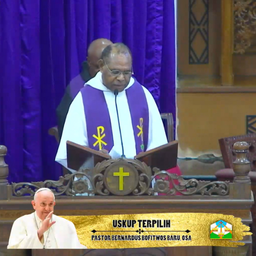 Paus Fransiskus Angkat Pastor Bernardus Bofitwos Baru Menjadi Uskup Keuskupan Timika