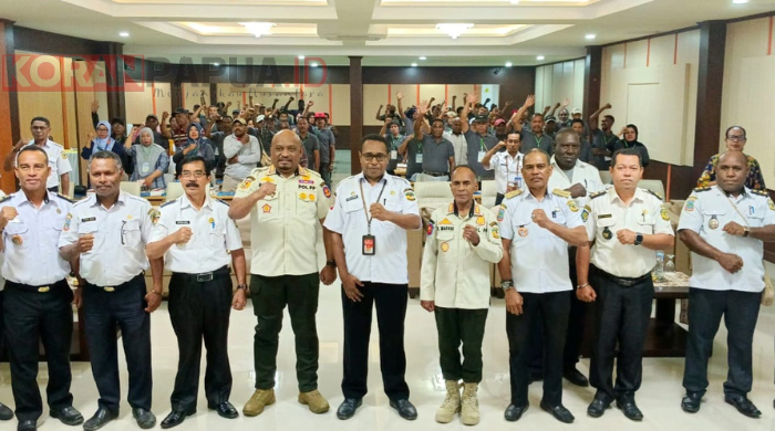 Dinas Satpol PP Sosialisasi Perda Ketertiban Umum dan Pengelolaan Sampah kepada Ratusan RT di Mimika