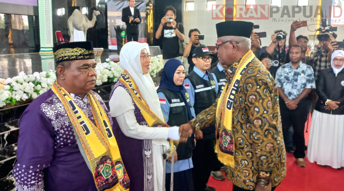 149 Calon Jemaah Haji Asal Mimika Diberangkatkan ke Tanah Suci