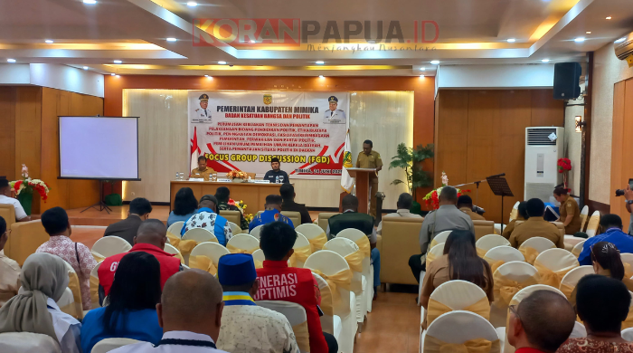 Kesbangpol Mimika Gelar FGD Libatkan Multistakeholder, Perkuat Pendidikan dan Stabilitas Politik Daerah