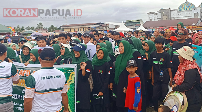 Semangat Toleransi Merebak dalam Pawai Ta’aruf 1 Muharram di Mimika